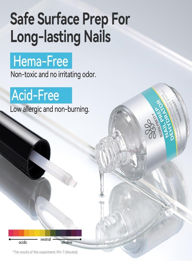 Born Pretty 15ml Nail Prep Dehydrate & Bond Nail-Primer Set,Natural Acid-Free Formula for Acrylic & Gel Polish,Superior Adhesion with Fast-Dry Gift Box Professional Salons Set - Image 4